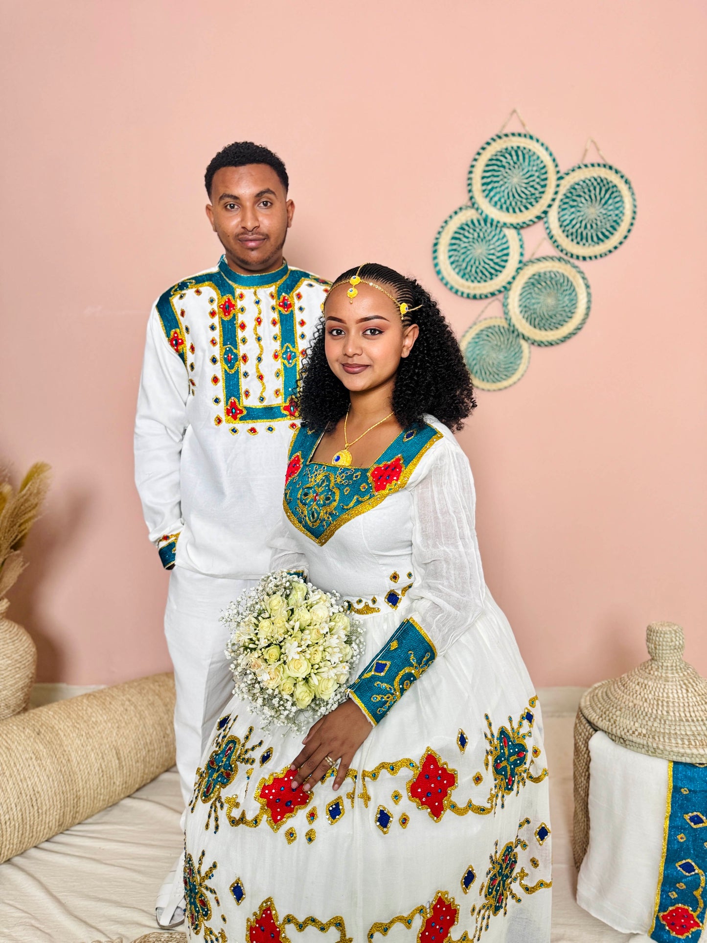 Ethiopain cloth
Eritrean cloth
culture dress
Couple’s Outfit
Couple’s habesha set
Couple’s Habesha Outfit