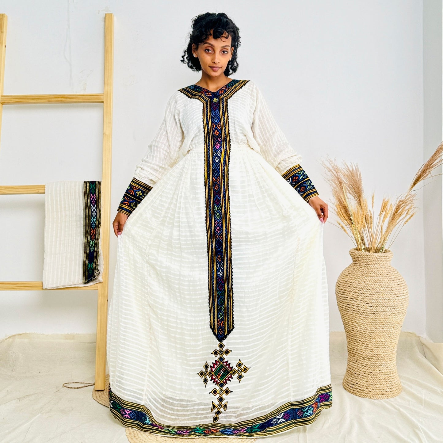 Simple Dark Habesha Dress