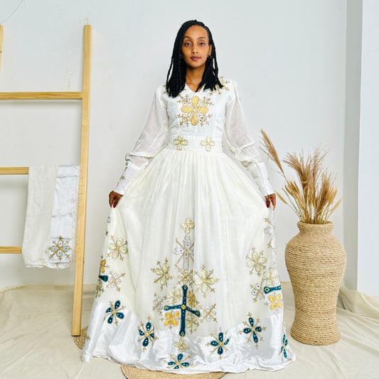 Beaded Habesha Dress