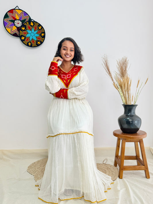 Ethiopian Dress
Ethiopian clothing
Ethiopain cloth
Eritrean dress
culture dress
Simple Habesha Dress

