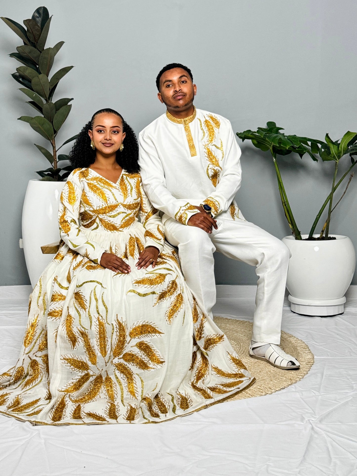 Ethiopain cloth
Eritrean cloth
culture dress
Couple’s Outfit
Couple’s habesha set
Couple’s Habesha Outfit