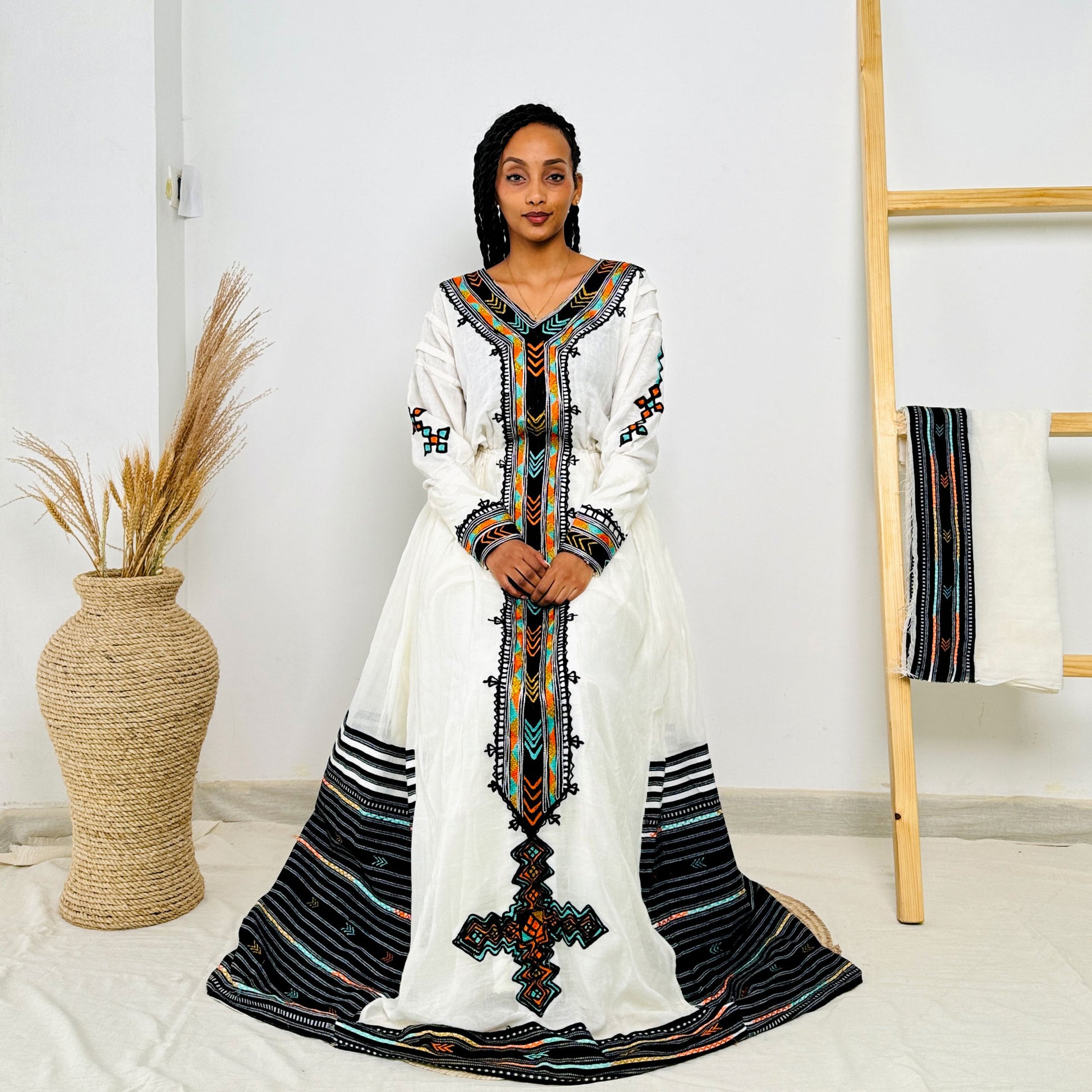 Cultural Black Habesha Dress 