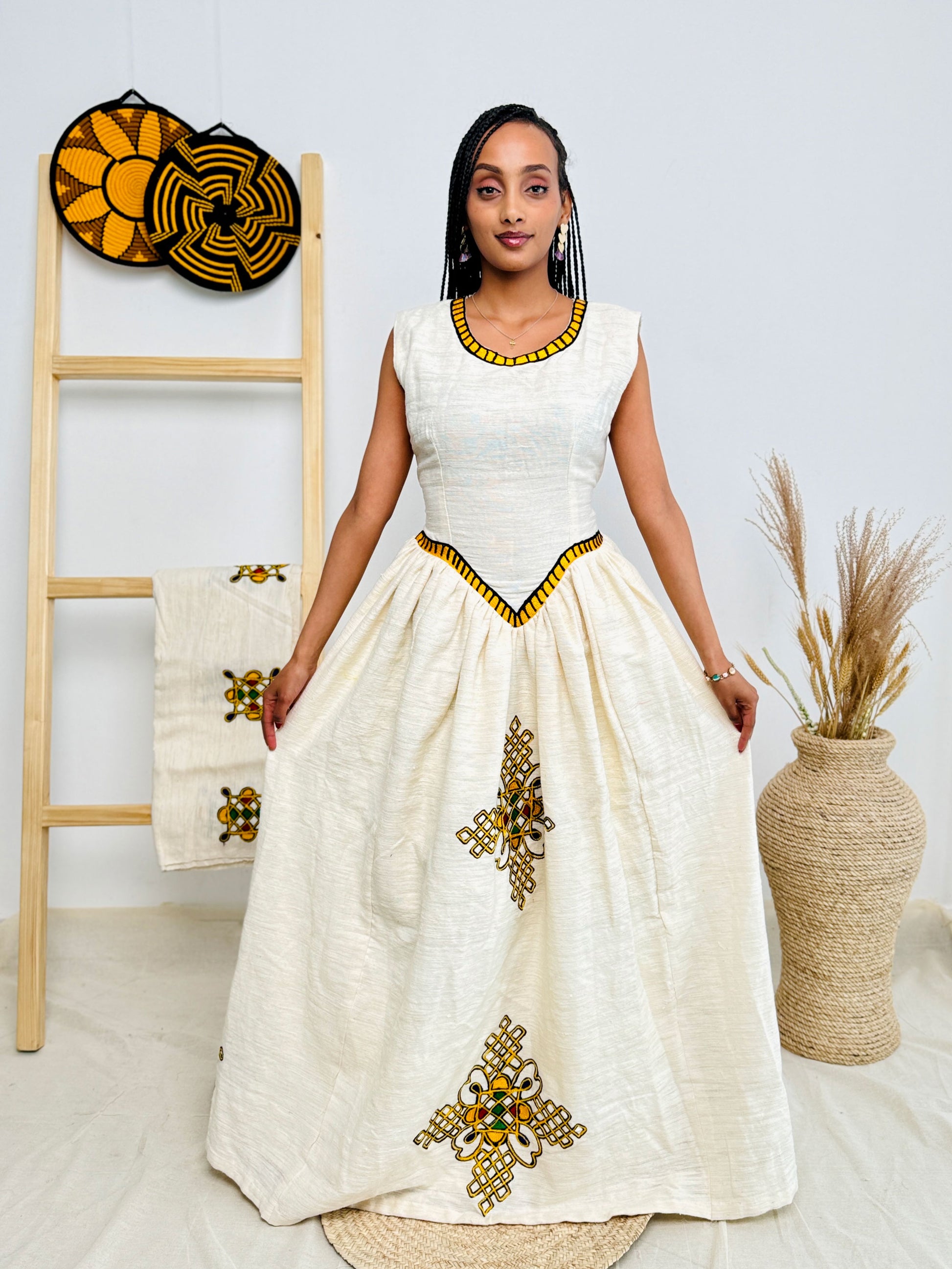 Modern Shape Habesha Dress 