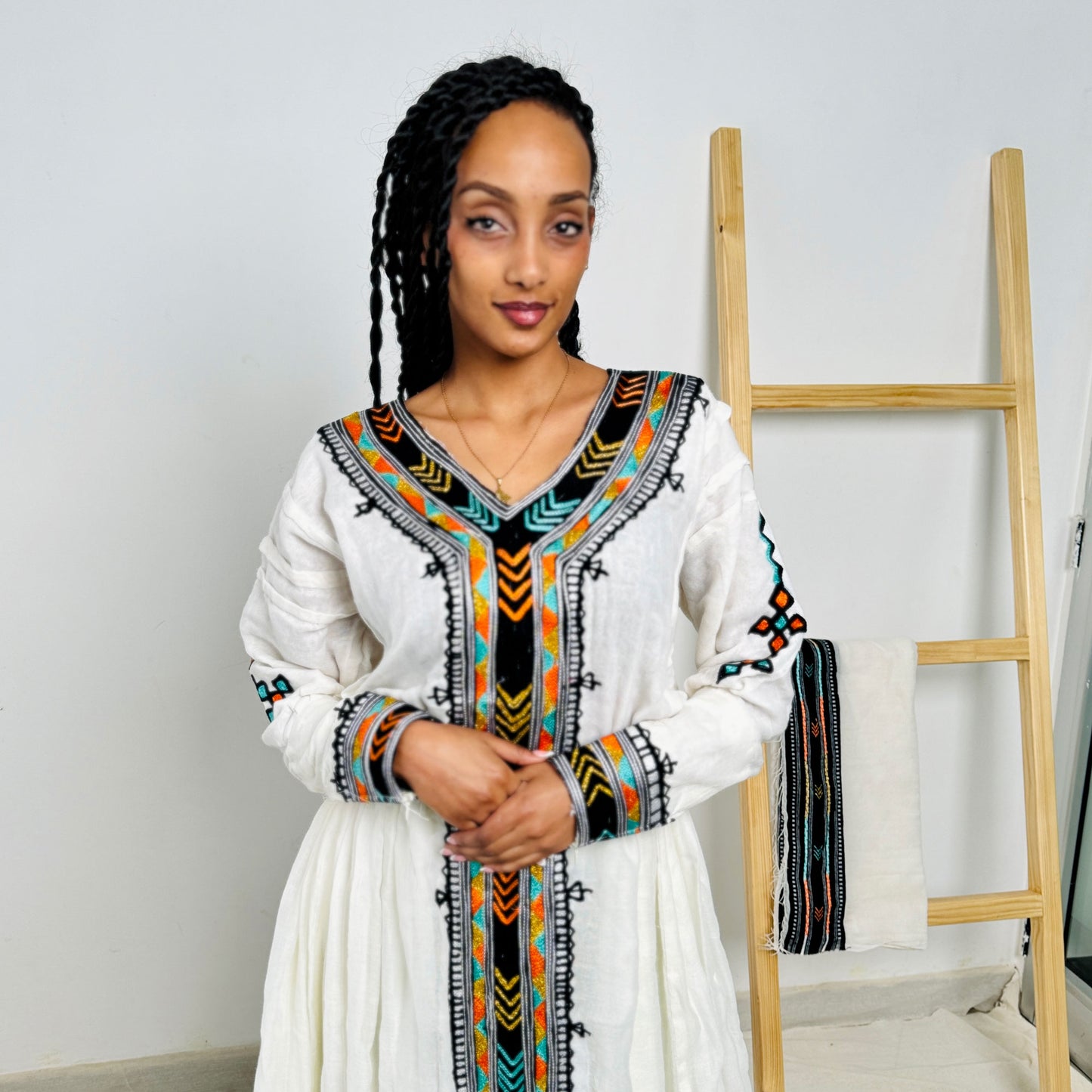 Black Habesha Dress Cultural Ethiopian Dress Kemis Hab33