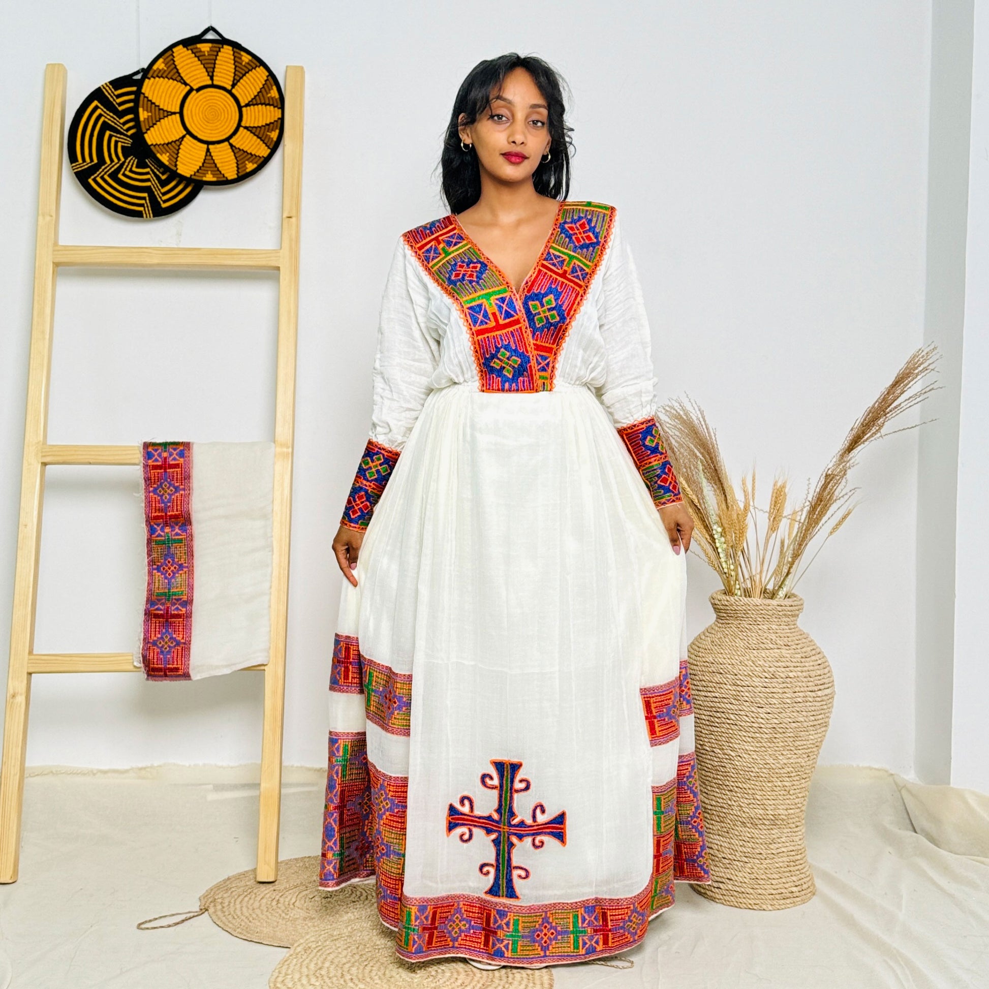 Colorful Habesha Dress 