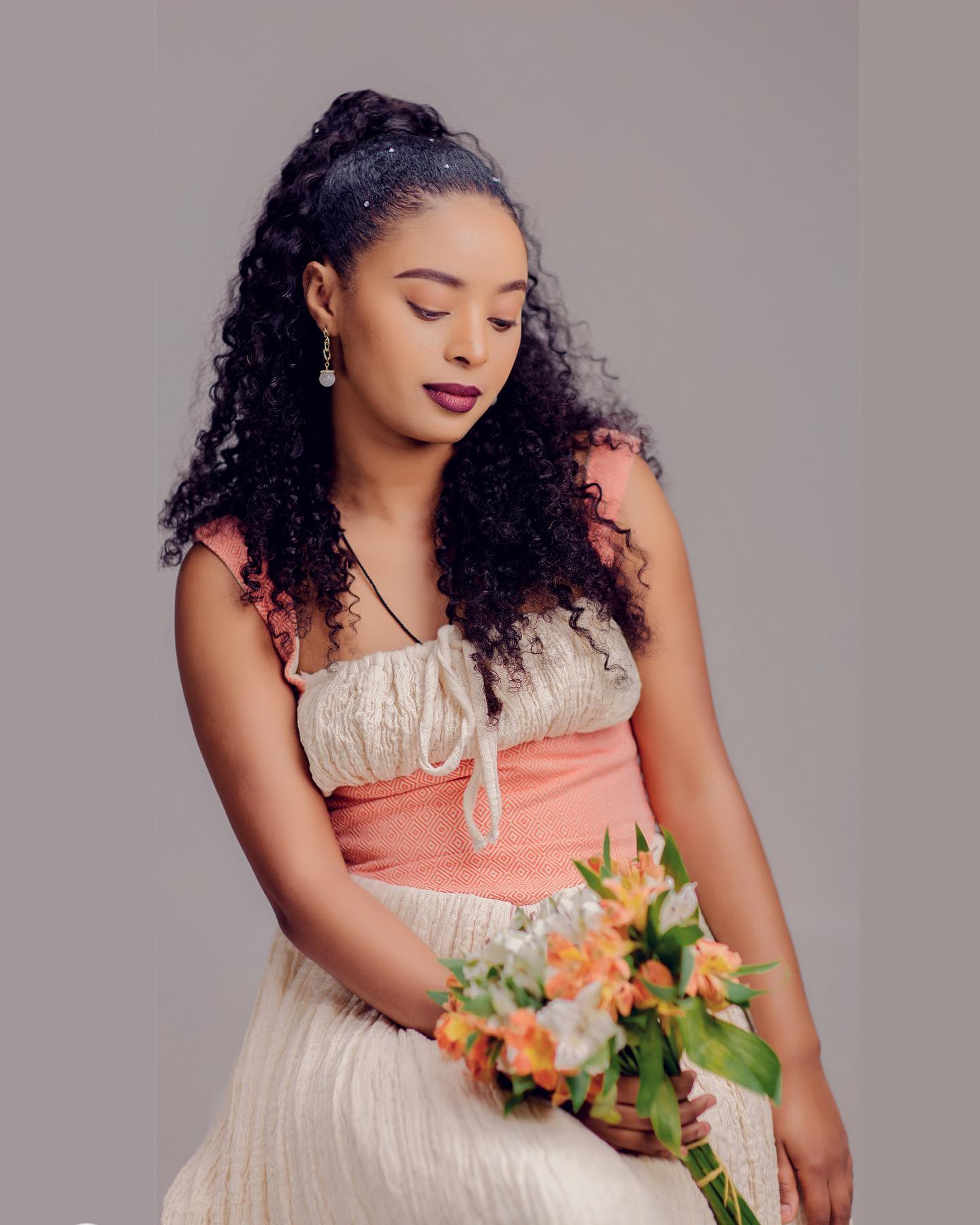 SEBLE ETHIOPIAN CASUAL HABESHA KEMIS | MODERN STYLE HABESHA DRESS | SLEEVELESS ETHIOPIAN WEAR