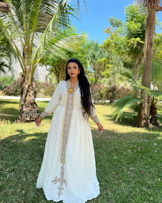 Meklit Minimalist Habesha Dress
