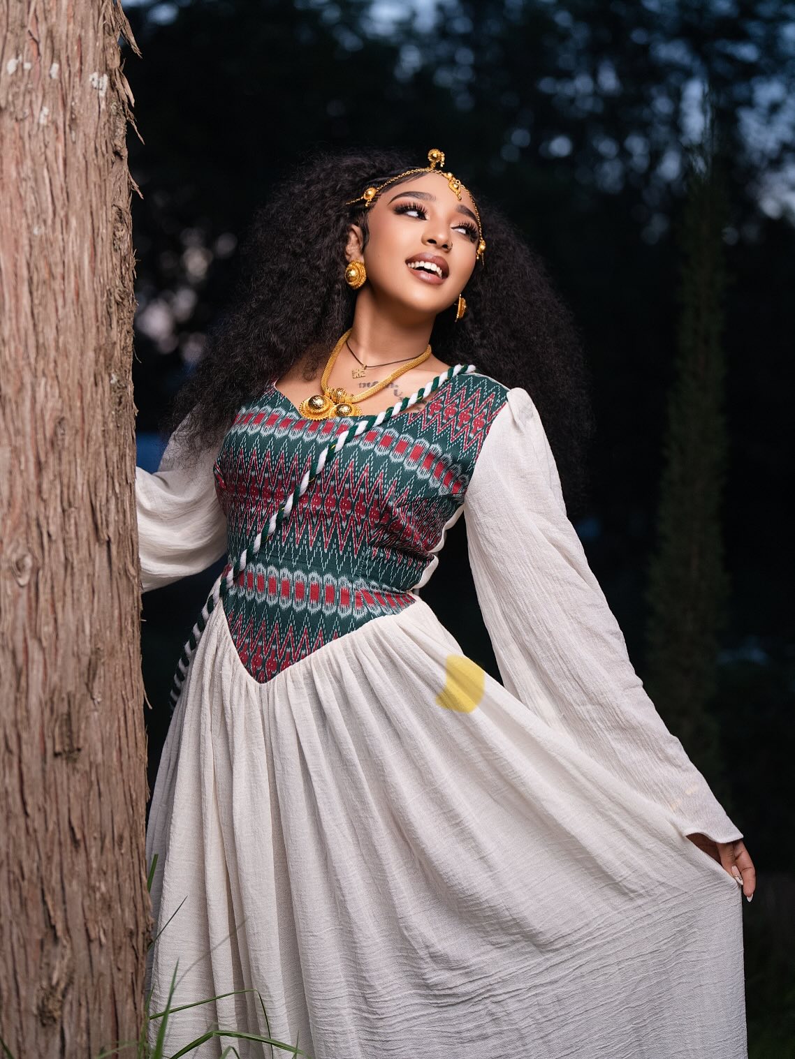 MAKI ETHIOPIAN TRADITIONAL HABESHA DRESS | DETAILED DESIGN HABESHA KEMIS | CULTURAL ETHIOPIAN DRESS FOR EVENTS