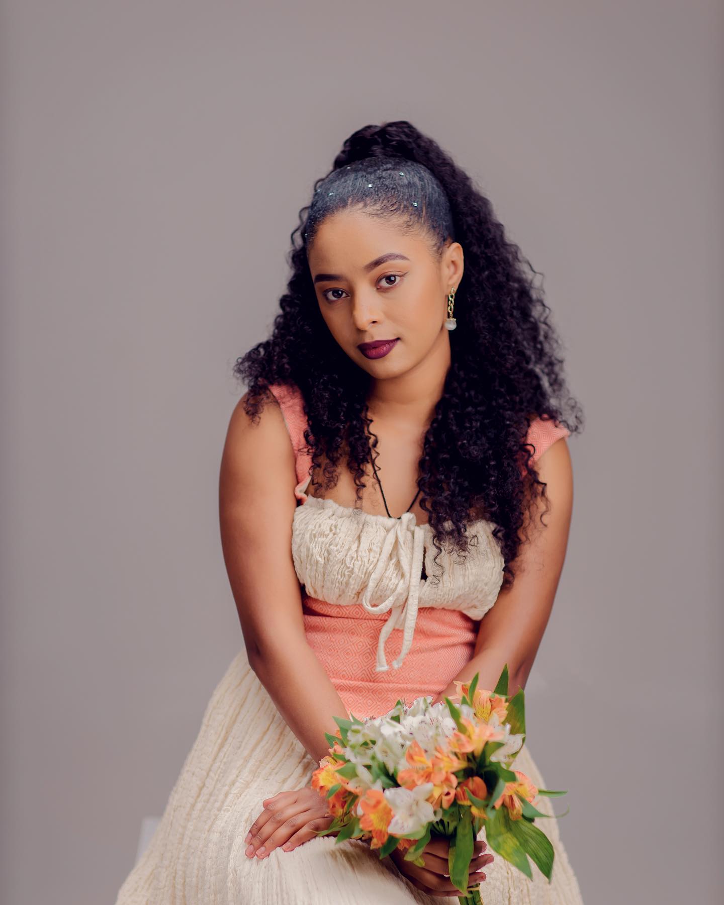 SEBLE ETHIOPIAN CASUAL HABESHA KEMIS | MODERN STYLE HABESHA DRESS | SLEEVELESS ETHIOPIAN WEAR