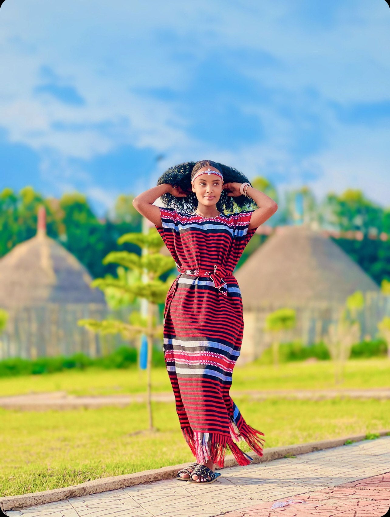 MISGANA HADIYA TRADITIONAL DRESS | ELEGANT CULTURAL ATTIRE FOR WOMEN | GRACEFUL HADIYA CULTURAL WEAR