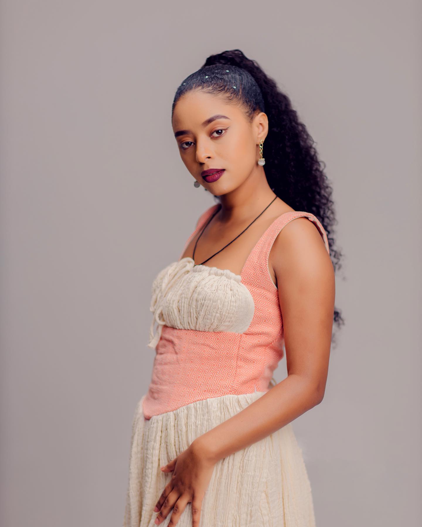 SEBLE ETHIOPIAN CASUAL HABESHA KEMIS | MODERN STYLE HABESHA DRESS | SLEEVELESS ETHIOPIAN WEAR